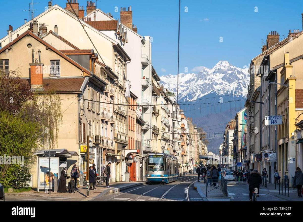 Le 136 B Lägenhet Grenoble Exteriör bild